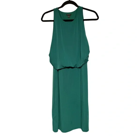 Robe Sans Manches Ann Taylor Taille 10 - Imprimé Floral Bleu, Stretch, Neuve Sans étiquettes